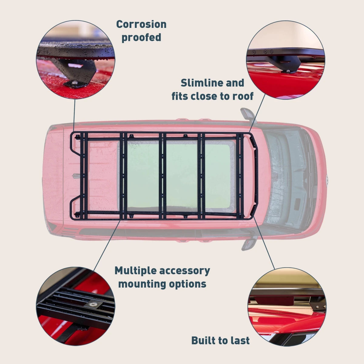 RANGE ROVER L405 (2012 - 2022) EXPEDITION AERO ROOF RACK - PROSPEED